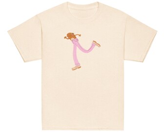 Victor the Fashion Frog graphic tee for kids