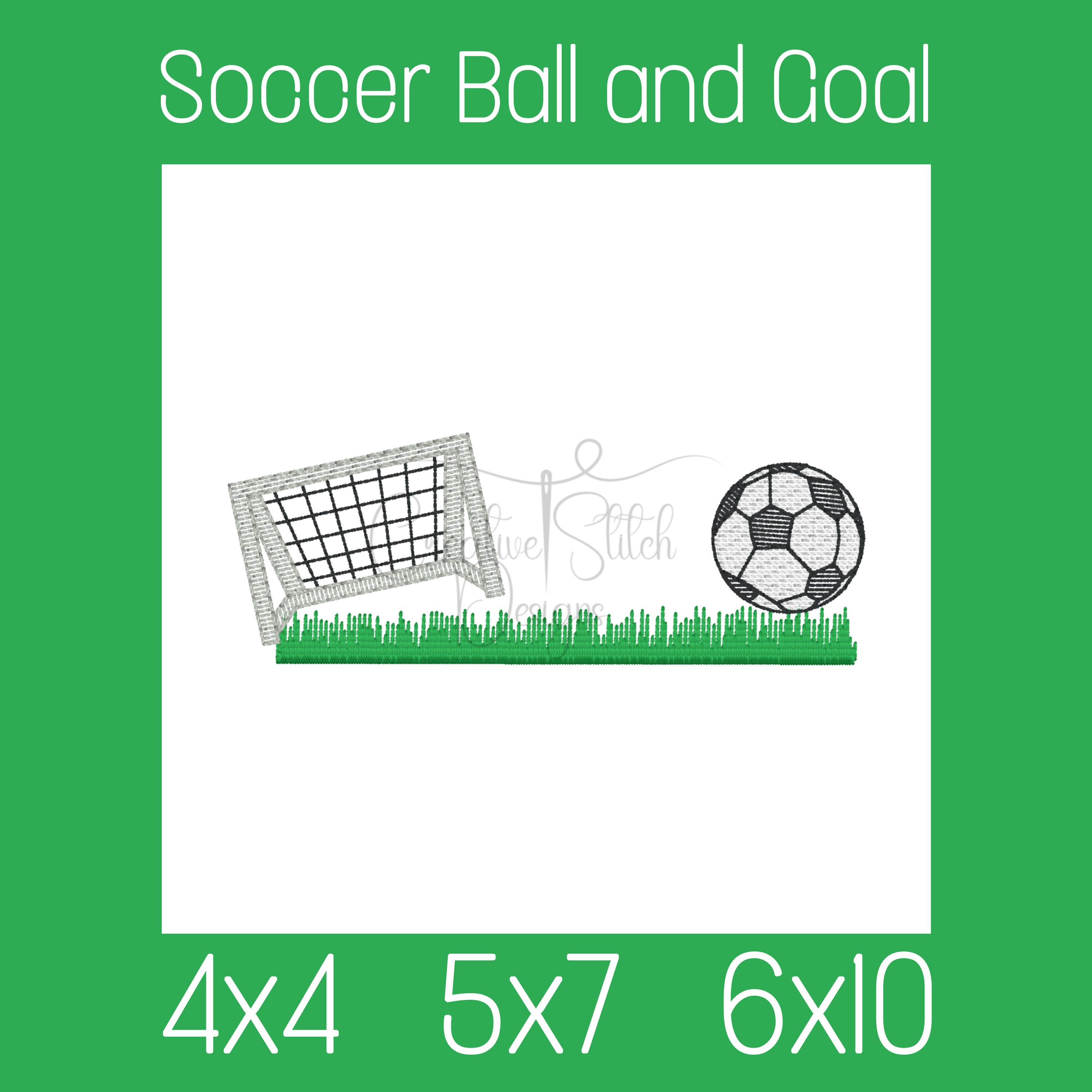 Soccer Embroidery Design, Soccer and Goal Embroidery Design, Sports Sketch Design, Soccer sketch design, Creative Stitch Des