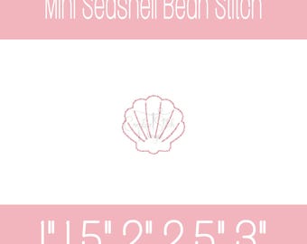 Mini motif de point de haricot, motif de broderie de plage, téléchargement numérique