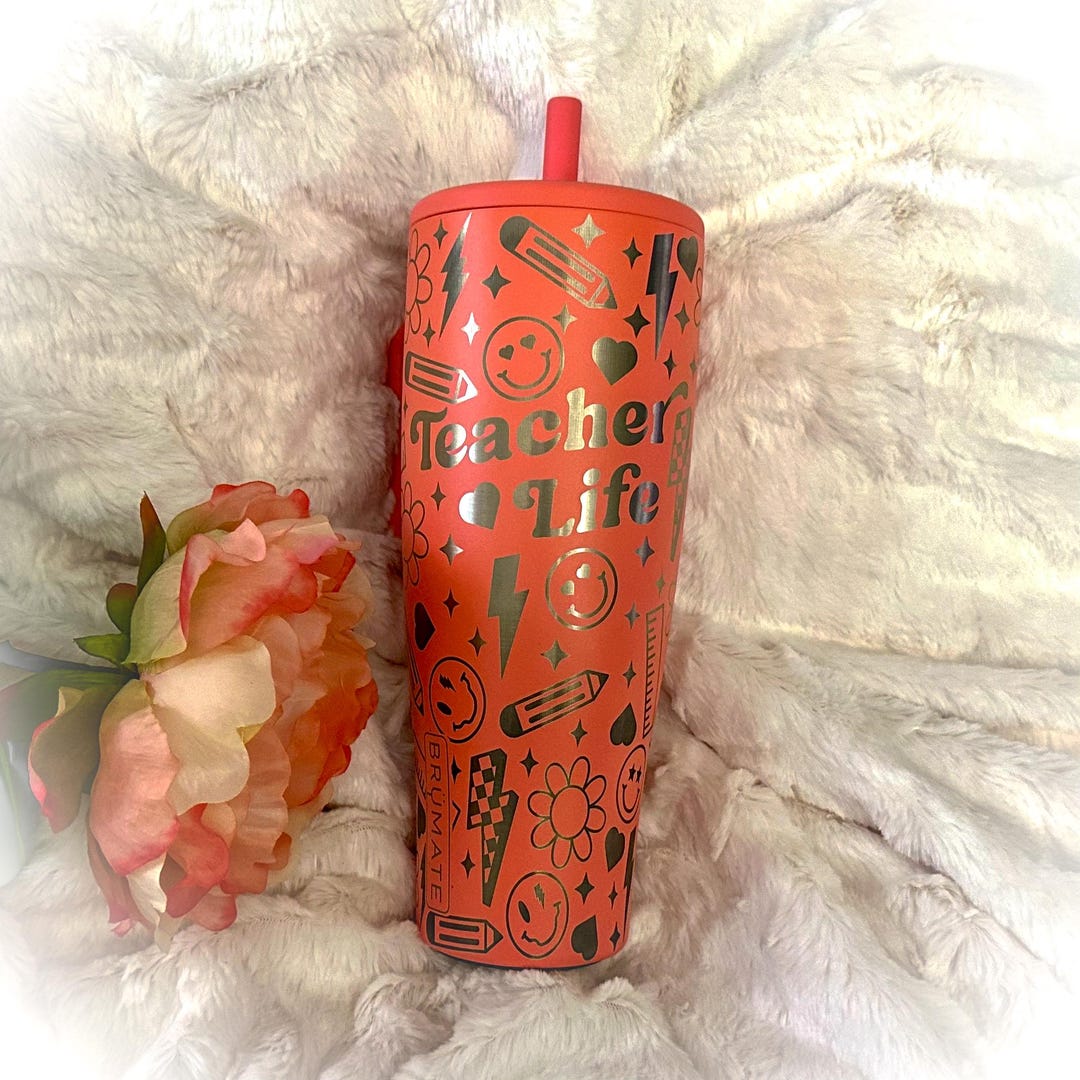 Engraved Brumate Era Tumbler Engraved Brumate Papaya Engraved Brumate