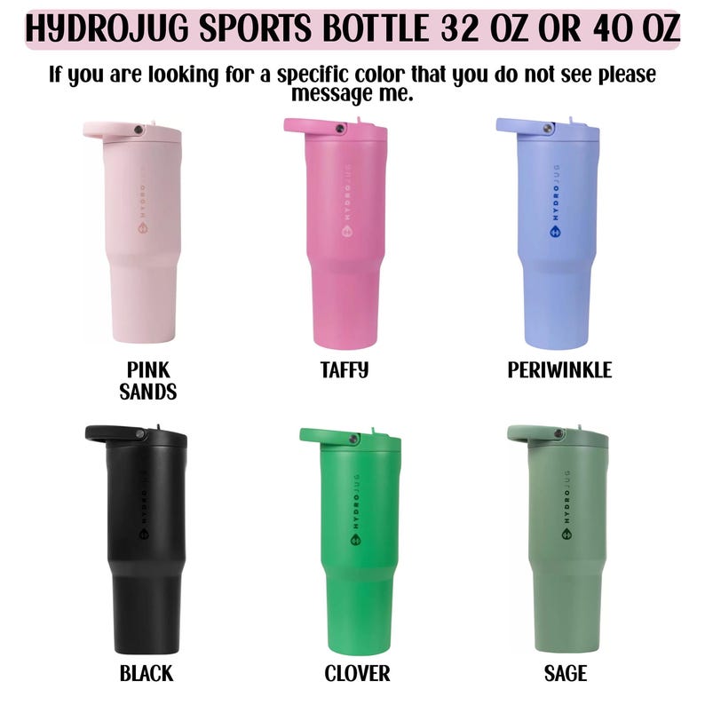 Engraved Owala Sleek Floral Water Bottle | Rose and Larkspur Flower Wrap | Personalized Owala Gift for Her | Custom Floral Owala Sway Bottle image 8