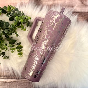 Engraved Brumate Era Tumbler Lilac Dusk Brumate Custom Peony Tumbler Personalized Brumate Era Lilac Dusk Gift for Tumbler Collector