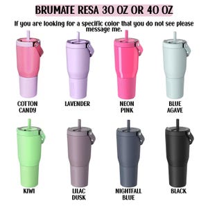 Engraved Owala Sleek Floral Water Bottle | Rose and Larkspur Flower Wrap | Personalized Owala Gift for Her | Custom Floral Owala Sway Bottle image 6