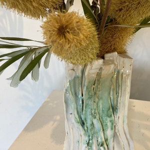Contemporary Ceramic  Sculptural Flower Vase