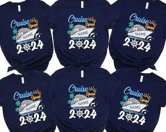Custom Cruise Squad 2024 Shirt, Cruise Squad Shirt, Custom Cruise Squad Group Shirt for 2024 Season, Custom Family Cruise Shirts, Cruise Tee