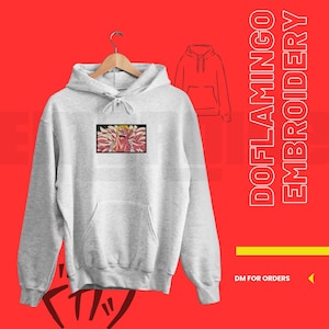 customise embroidery, embroidery tshirts, embroidery hoodie, anime, cartoon, shirt, embroidered, custom embroidery
