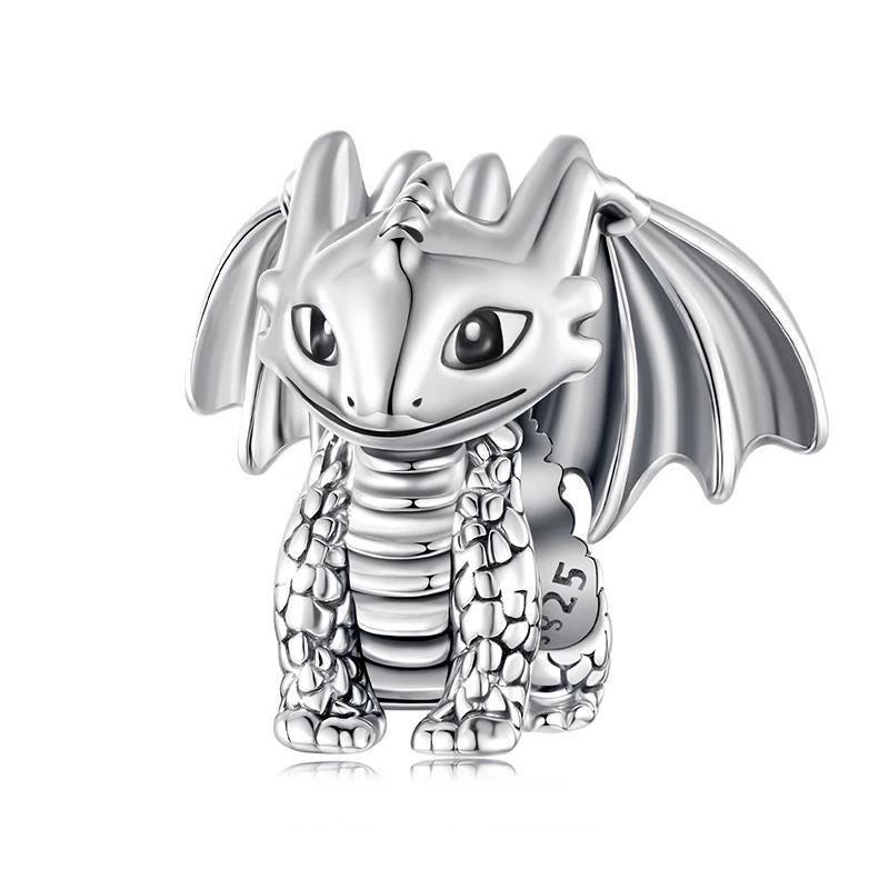 Dragon Charm Jewellery Silver Charms Fits Pandora Bracelet 925