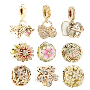 Charms pandora gold - Etsy 日本