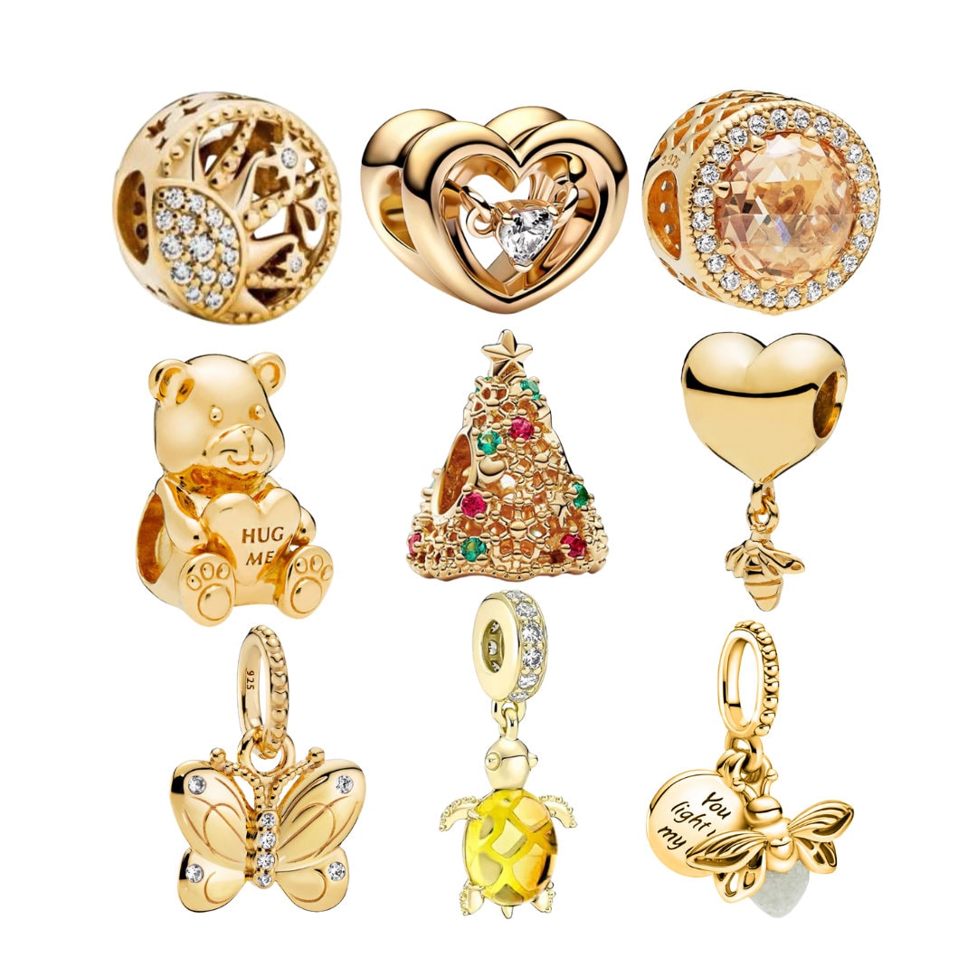 Gold Plated Animal Charms Fits Pandora Bracelet BUY GET 65% OFF