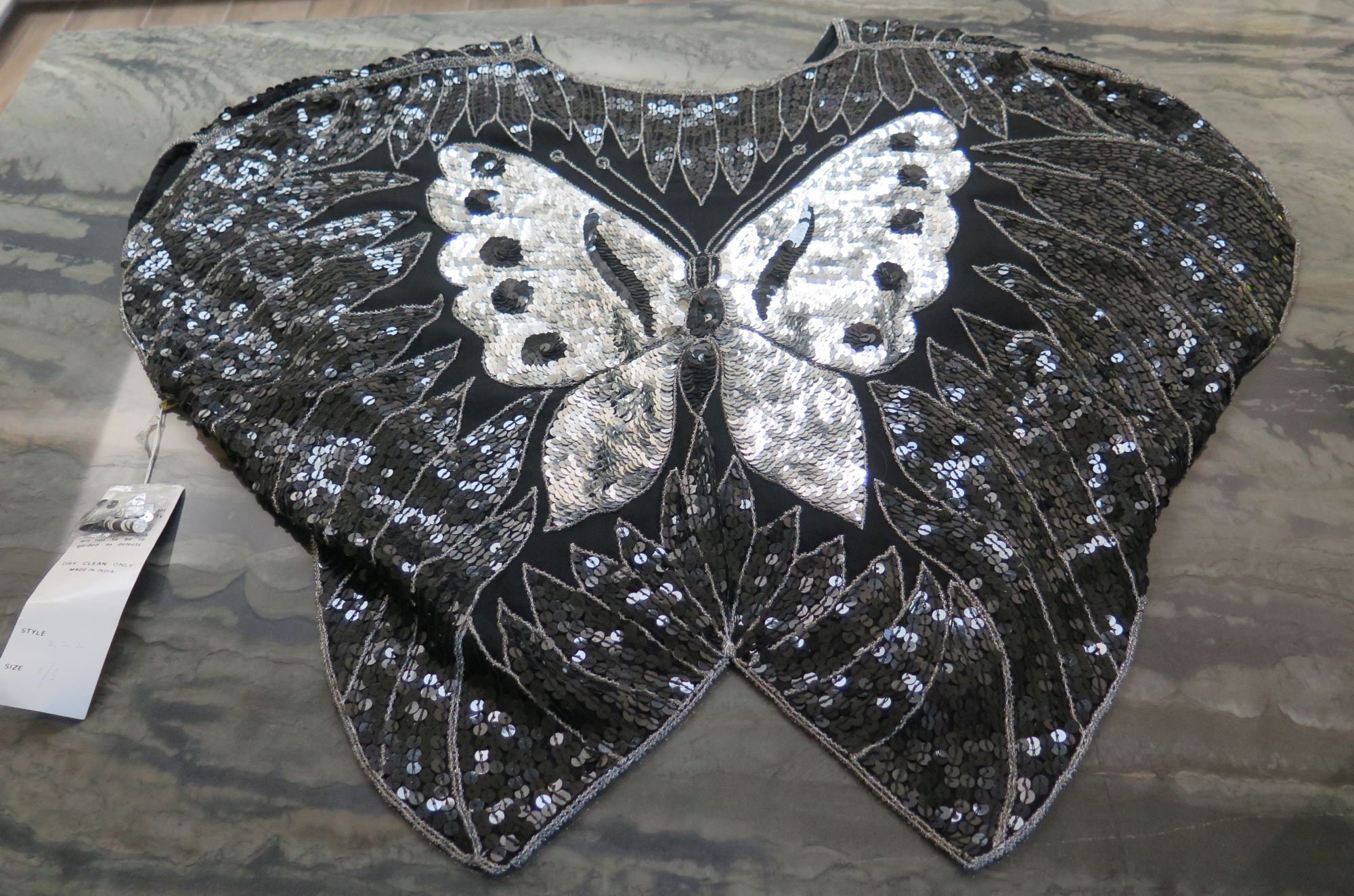 NWT Vintage 80s Sho Max Beaded Sequin SILK BUTTERFLY Top One - Etsy