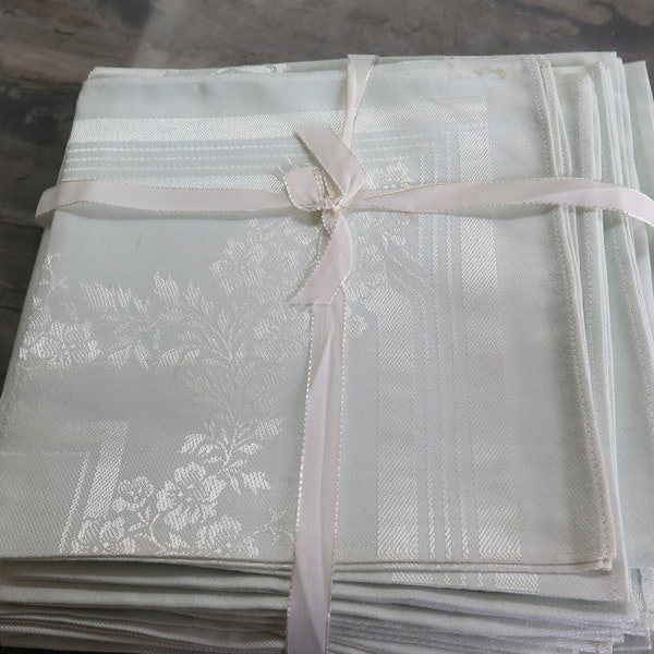 Mint Green Napkins Etsy