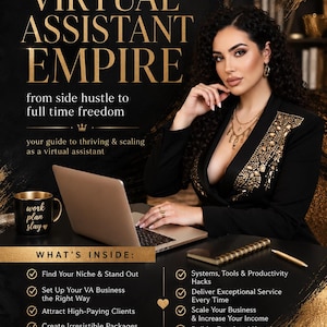 Building Your Virtual Assistant Empire | The Ultimate Virtual Assistant Blueprint | Guide To VA Success | Passive Income ebook Sell Skills
