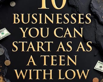 10 Business Ideas For Teenagers With No Money in 2026 | Step by Step Guide Success | Side Hustles For Teens, Zero Start Up Costs Learn Today