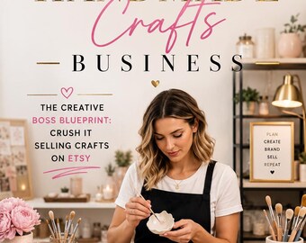 Building Your Handmade Crafts Business  | Step by Step Guide To Sale Success | Create. Sell. Repeat: A Boss Babe’s Guide to Etsy Riches!