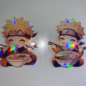 Naruto Holographic Stickers