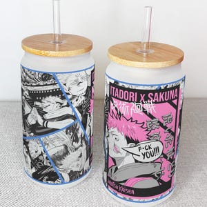 Anime 16oz Glass Tumbler
