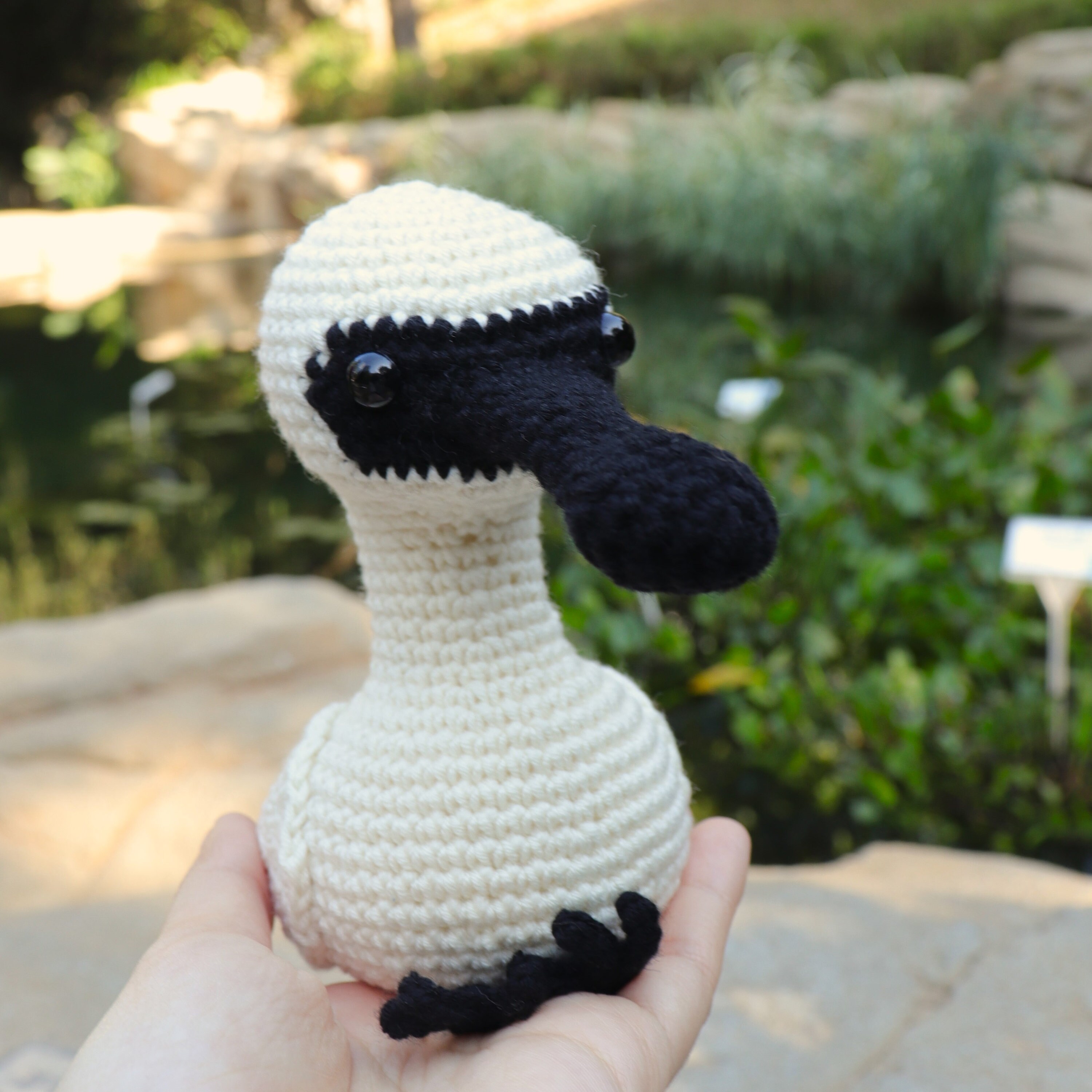 Black-faced Spoonbill Crochet Toy/amigurumi/decoration - Etsy