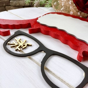 Oh Fudge Christmas Story Door Hanger Wreath Ralphie Hat Doorhanger Christmas Story Wreath image 2