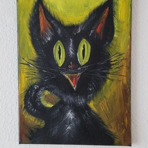 Schwarze Katze Bild 1