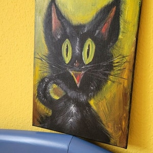 Schwarze Katze Bild 3
