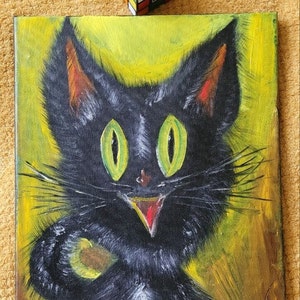 Schwarze Katze Bild 2