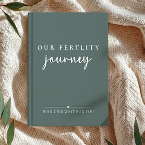 Our Fertility Journey, IVF Journal Custom Infertility Journey Diary,  Personalized Fertility Tracker, infertility gift