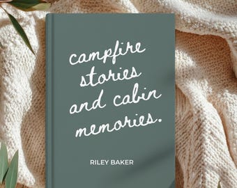 Personalized Summer Camp Journal, Custom Camp Memories Notebook, Sleepaway Camp Gift for Kids or Camp Counsellorse