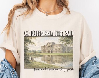Pride and Prejudice Comfort Colors Tee, Pemberly, funny Jane Austen Shirt, Literary Gift