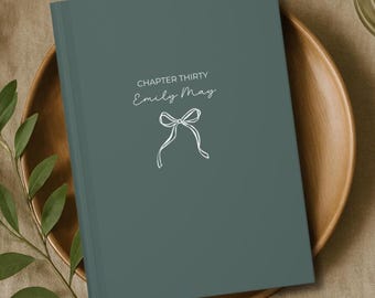 Personalized Chapter Thirty Journal, Custom 30th Gift For Her