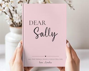 Letters to My Sister Grief Journal, Personalized Loss of Sister Gift, Sis Memorial Keepsake Notebook, In Loving Memory