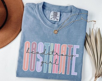 Pride and Prejudice Comfort Colors Tee, Obstinate Headstrong Girl, Jane Austen Quote Shirt, Literary Gift
