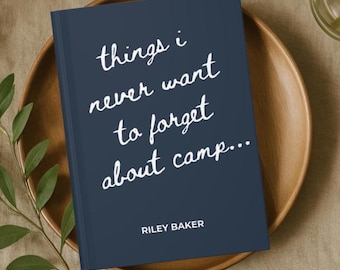 Personalized Summer Camp Journal, Custom Camp Memories Notebook, Sleepaway Camp Gift for Kids or Camp Counsellors