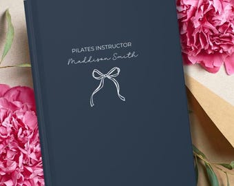 Pilates Instructor Journal, Badass Custom Workout Organizer, Fitness Planner for Instructors and Teachers