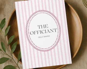 Diario personalizado para oficiante, propuesta de matrimonio personalizada, regalos únicos para oficiantes, cuaderno de agradecimiento