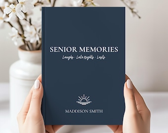 Personalized Sunrise Senior Year 2027 Memory Journal, High School Senior Keepsake Gifts