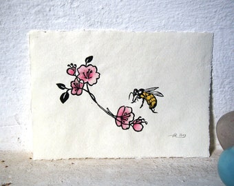Kirschblütenhonig / Stempeldruck