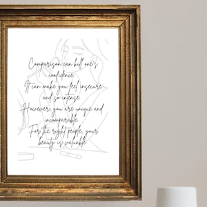 Self Love Poetry Wall Art