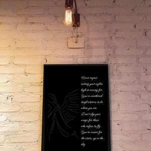 Self Love Poem Wall Art - Minimalist Poetic Canvas Print, Healing Poetry Literary Wall Art Digital Download, Wall decor