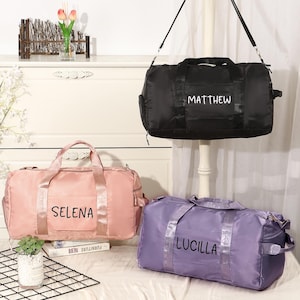 Personalisierte Monogramme Sporttasche, benutzerdefinierte Seesack, Weekender, Reisetasche, ursprüngliche Sporttasche, Krankenhaustasche, Reisetasche für sie
