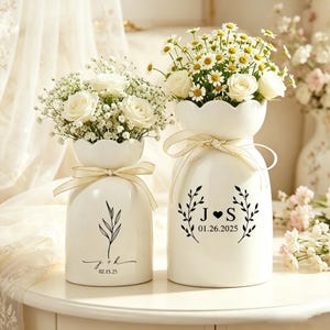 Wedding flower vases