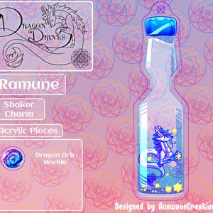 Dragon Drink Shaker Keychain - Ramune