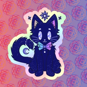 Sticker - Galaxy Kitty - Holographic