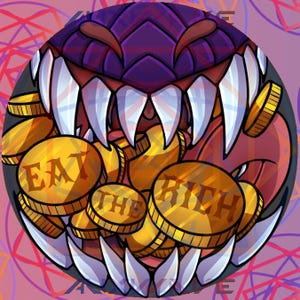 Eat the Rich - Button Pin
