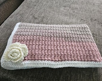Custom Handmade Baby Blanket with Border