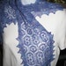 Many Shields Shetland Lace Scarf Pattern PDF File