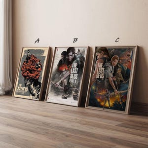 Last Of Us Filmposter, Hochwertige Leinwand, Kunstposter, Geschenk für Sie und Ihn, ohne Rahmen