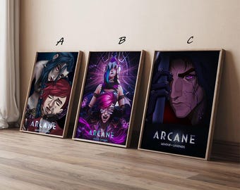 Arcane League of Legends Poster: Season 2 Canvas Print (Unframed)