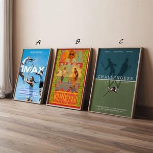 Challengers Movie Poster, High Quality Canvas Print Art Posters, Gift for her, Gift for Him, Unframed