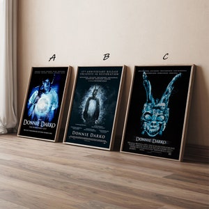 Póster de la película clásica Donnie Darko, pósteres de arte impresos en lienzo de alta calidad, regalo para ella, regalo para él, sin marco