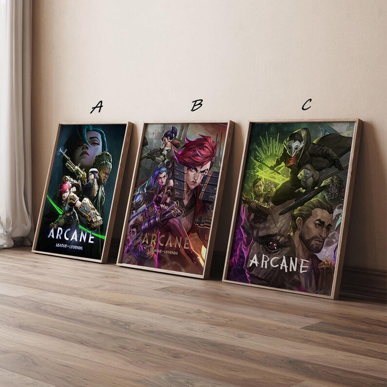 Lot De 2 Affiches Décoratives Imprimées – Thème Art – Papier Cartonné